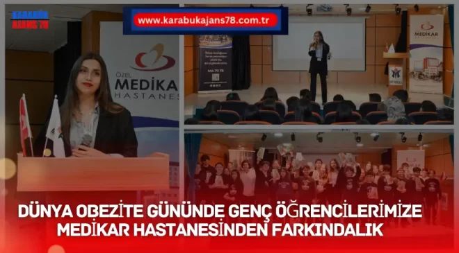 Medikar Hastanesi, öğrencilerle obeziteyle mücadeleyi anlattı                        </div>
                        <div class=