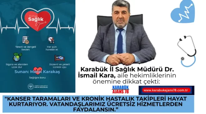 Kara’dan Karabük’te vatandaşlara sağlık çağrısı                        </div>
                        <div class=