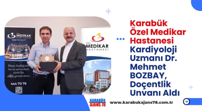 Dr. Mehmet BOZBAY, Doçentlik Unvanı Aldı                        </div>
                        <div class=