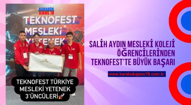 Salih Aydın Mesleki Koleji Teknofestteydi                        </div>
                        <div class=