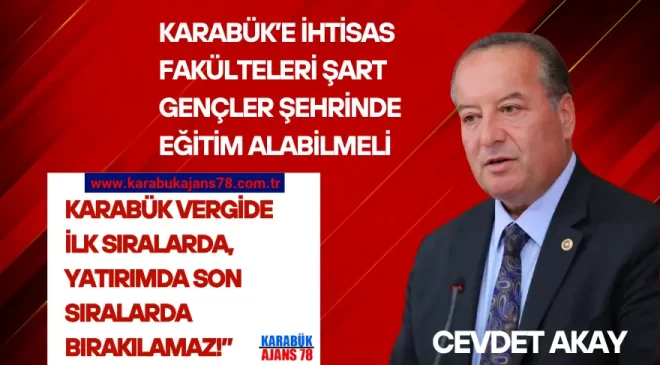 Akay’dan İhtisas Fakülteleri ve Yatırım Çıkışı                        </div>
                        <div class=