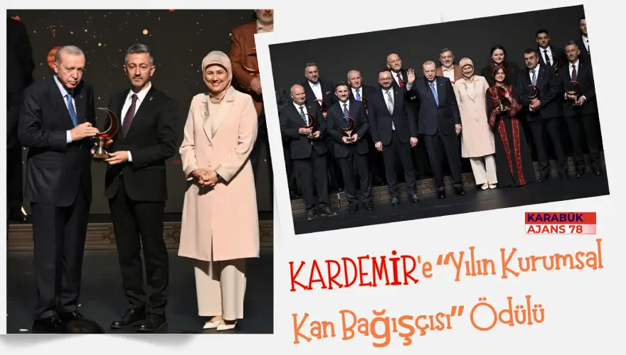 KARDEMİR’e “Yılın Kurumsal Kan Bağışçısı” Ödülü