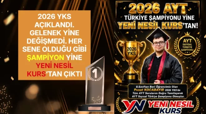 Şampiyon Yeni Nesil Kurs’tan Çıktı                        </div>
                        <div class=