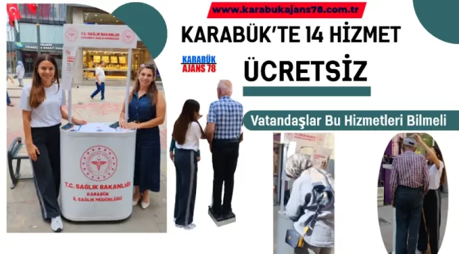 Karabük’te 14 Hizmet Tamamen Ücretsiz                        </div>
                        <div class=